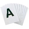 12 Lettres sur Plaque PVC pour Carrire de Dressage 20 x 60 M 