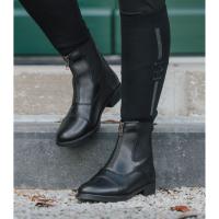 ELT - Boots Equitation en Cuir Lisse et ZIP Avant BOSTON
