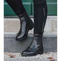 Boots Equitation Cuir Lisse ZIP Avant BOSTON, ELT Paris 