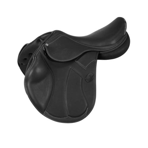 ACAVALLO - Selle Obstacle Doublée veau Semie creuse GUTTUSO arcade réglable