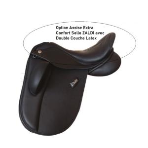 Supplément Assise EXTRA CONFORT sur Selle ZALDI sur Mesure 