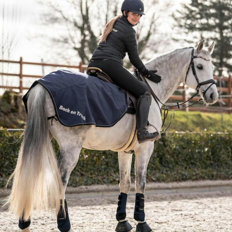 Couvre reins imperméable doublé polaire pour cheval