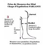 Mini Chaps en Cuir Italien Lisse ou Grainé ELASTIC, PARLANTI