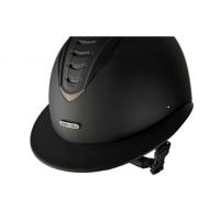 LAMICELL - Casque Equitation à Visière et Jugulaire Brun SYDNEY