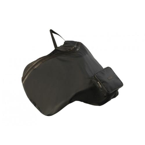 Sac à Selle d'Equitation avec Bretelles Doublé Fourrure SOFT, EQUITHEME 