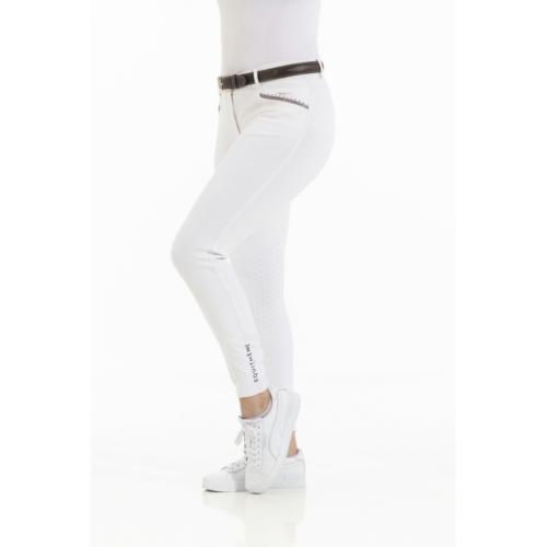 EQUITHEME - Pantalon d'Equitation  Basanes Silicone KIM Coton Organique