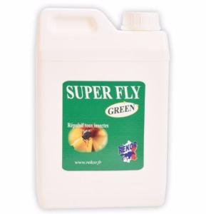 Répulsif Naturel Mouches et Taons pour Chevaux SUPER FLY GREEN, REKOR 2L