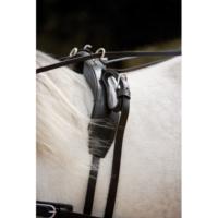 HH - Harnais d'attelage complet cuir matelassé boucles inox KIEL