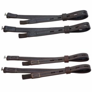Étrivières Monobranche Réglage Bas Cuir Surpiqué, TREADSTONE 