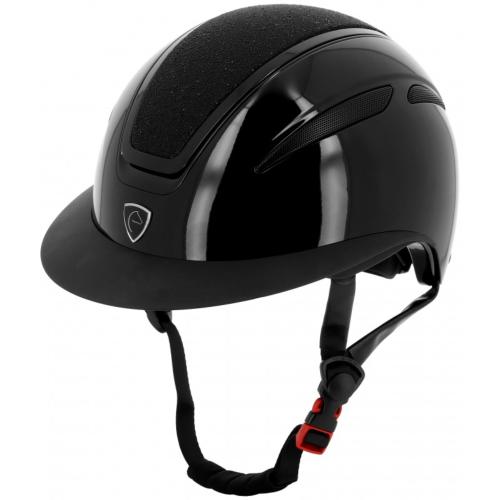 EQUITHÈME - Casque équitation AGRIS pailleté avec visière large