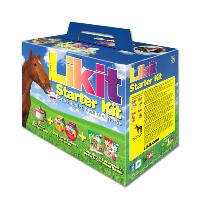KIT Support + Pierre  Lcher LIKIT pour Cheval au Box, 6 Pices