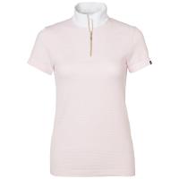 MOUNTAIN HORSE - Polo Concours Femme Sans Coutures avec Col Zip HONEY 