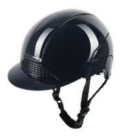SWING - Casque d'équitation brillant visière standard GLOSSY H24