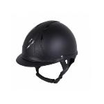 ANTARES - Casque d'Equitation REFERENCE à Coque ABS et Inserts Cuir 