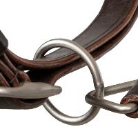 POOL'S - Licol Western en cuir avec chanfrein laine Mohair 