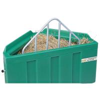 LA GEE - Râtelier à foin mangeoire d'angle avec grille anti-gaspillage