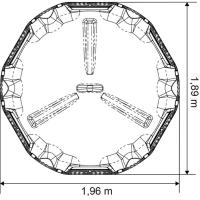 LA GEE - Râtelier hexagonal RPE moyen modèle plastique 