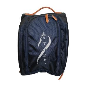 ANTARES - Sac Toile et Cuir pour Casque Equitation