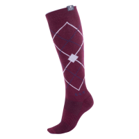 ELT Paris - Chaussettes d'équitation motif à carreaux ARGYLE
