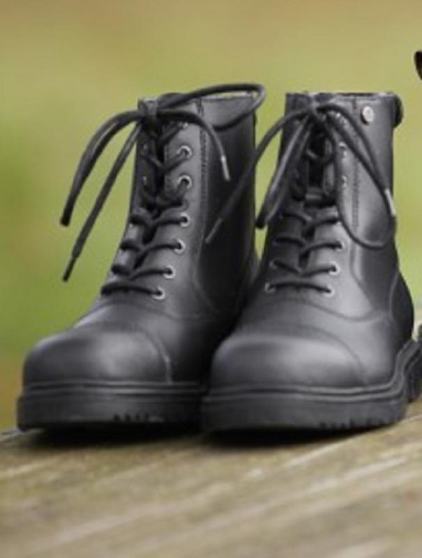 Boots de Sécurité à Coque Métal en Cuir Lacets et Zip, WALDHAUSEN