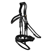 WALDHAUSEN - Bridon en cuir montants ronds avec cristaux GLAMOUR S LINE