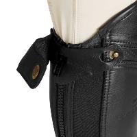 EQUESTRO - Mini chaps en cuir italien perforé confort SALISBURY 