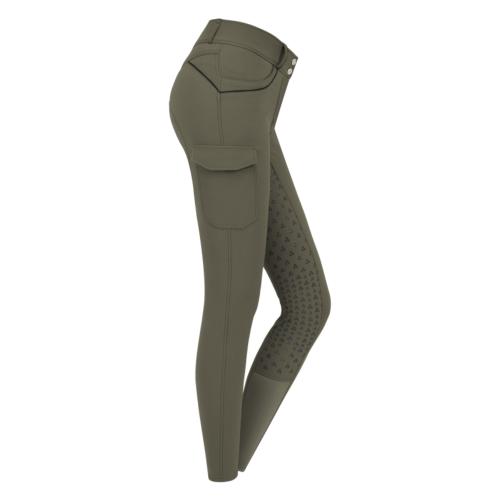 Pantalon d'Equitation FEMME Fond Intégral Silicone GLORIA, ELT PARIS