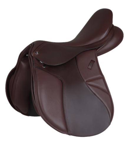 WALDHAUSEN - Selle d'Obstacle  COMFORT en Cuir avec Arcade Modulable