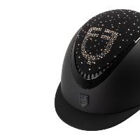 EQUESTRO - Casque d'Equitation Visière large ou courte et paillettes PROXIMA