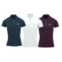 Polo Femme Zipp Manches Courtes EMMA, EQUITHEME 