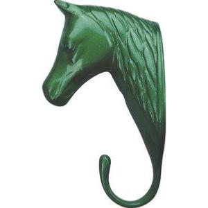 Patère Porte Bride Aluminium Forme Tête de Cheval 