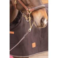 PADDOCK - Longe de Présentation Chaîne et Cuir longueur 2.25 M 