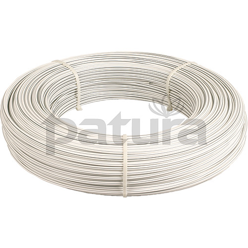 Fil HippoWire 2.5MM Blanc pour Clture Electrique 304M, PATURA