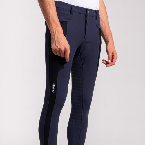 Pantalon d'Equitation Homme BI Stretch PRO Full Grip FLEX, STARZUP