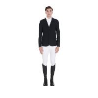 EQUESTRO - Veste de concours équitation 3 Boutons perforée