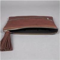 ANTARES - Pochette de Sac  Main en Cuir Grain LONDON