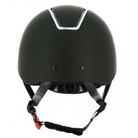 EQUITHÈME - Casque équitation en ABS avec visière large  GLINT MAT 