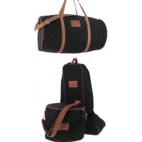 PADDOCK - Sac WEEKEND pour matériel d'équitation toile et cuir 