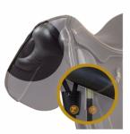 ZALDI  - Selle Dressage SAN JORGE à Arçon Réajustable, Creuse ou Semi Creuse