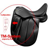 ZALDI - Selle dressage cuir Creuse taquet repositionnable  CASTEL TM