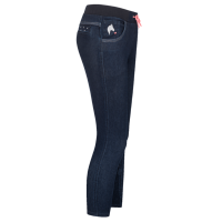 Legging Jeans Equitation Enfant Stretch fond Grip, Junior LIA, ELT