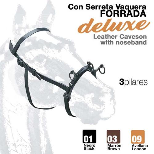 ZALDI - Caveçon serreta portugais 3 anneaux avec montants