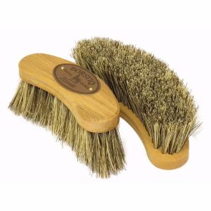 BORSTIQ - Brosse Banane Ergonomique Dos Bois Fibres Polypropylène 