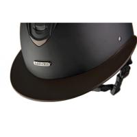 LAMICELL - Casque Equitation à Visière et Jugulaire Brun SYDNEY