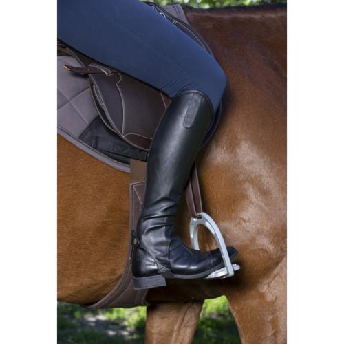 Chaps Equitation Galbées Stretch Aspect Cuir Grainé , NORTON