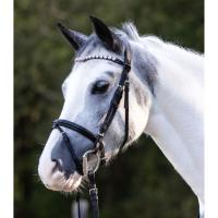 WALDHAUSEN - Bridon à Strass coeurs pour Poney, SHETLAND, MINI Shetland  HAPPY HEARTS