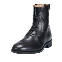 EQUESTRO - Boots Jodhpur lacets et zip arrière Cuir italien 