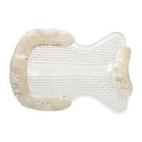 ACAVALLO - Amortisseur de Dos en Gel Bordé Mouton ECO WOOL