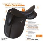 Supplément Assise EXTRA CONFORT sur Selle ZALDI sur Mesure 