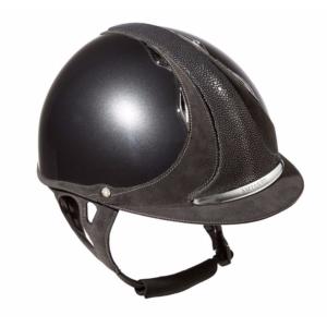 ANTARES - Casque d'Equitation PREMIUM à Coque ABS en Galuchat